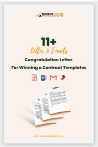 Congratulation Letter For Winning A Contract Templates