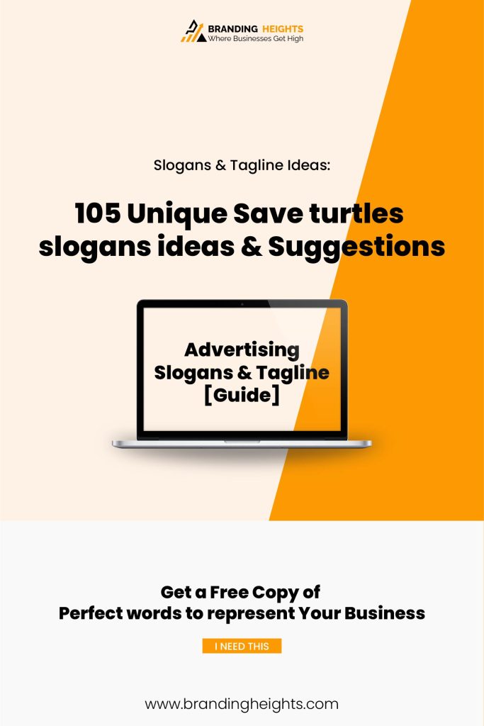Best 105 Unique Save turtles slogans ideas & Suggestions