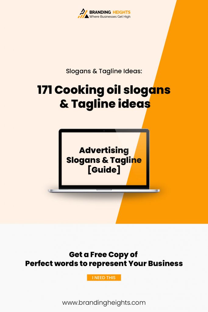 Cooking oil slogans & Taglines ideas