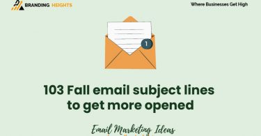 Fall email subject lines