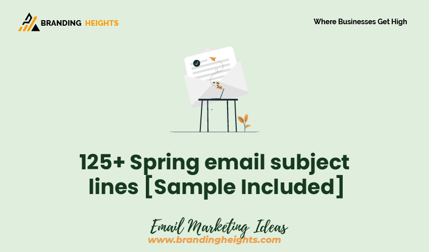 Spring email subject lines