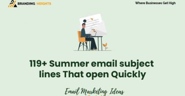Summer email subject lines