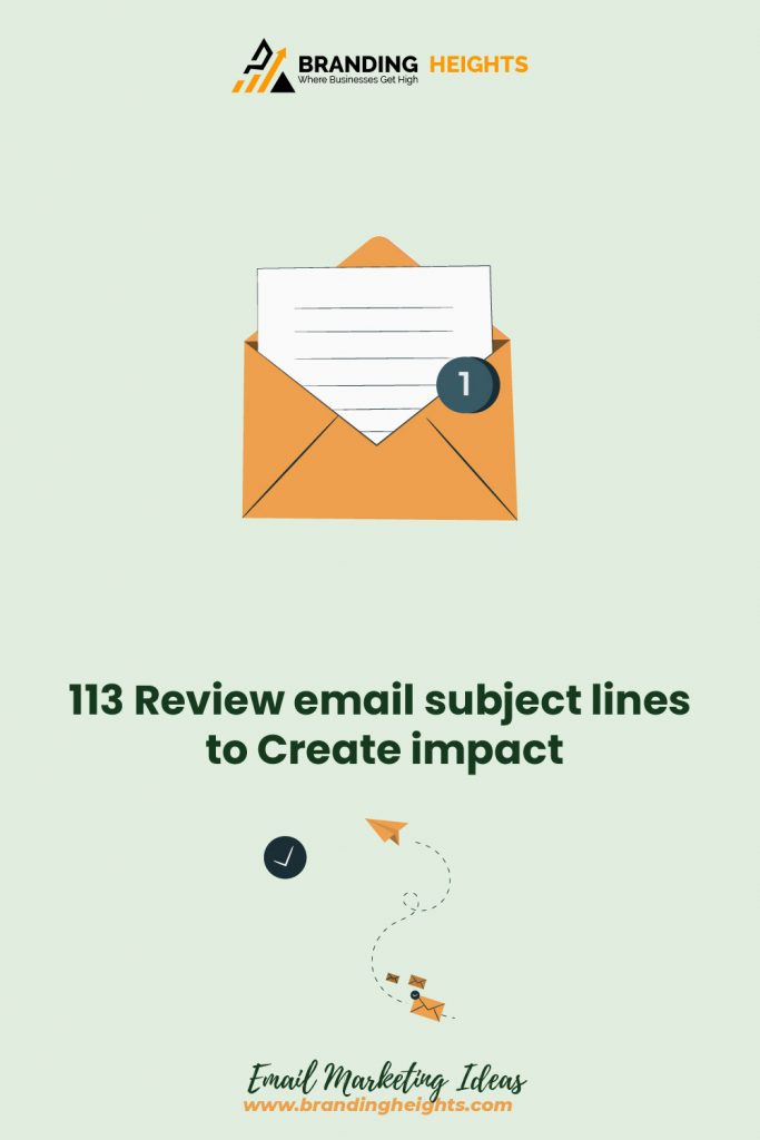 product review email subject lines