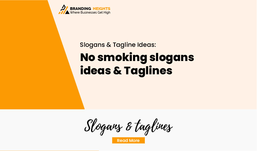 say no to tobacco slogans