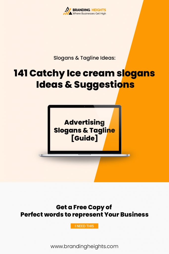 slogan for ice cream business