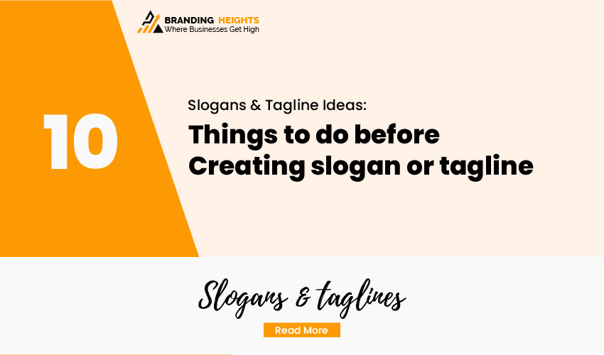 things to do before Creating slogan or tagline