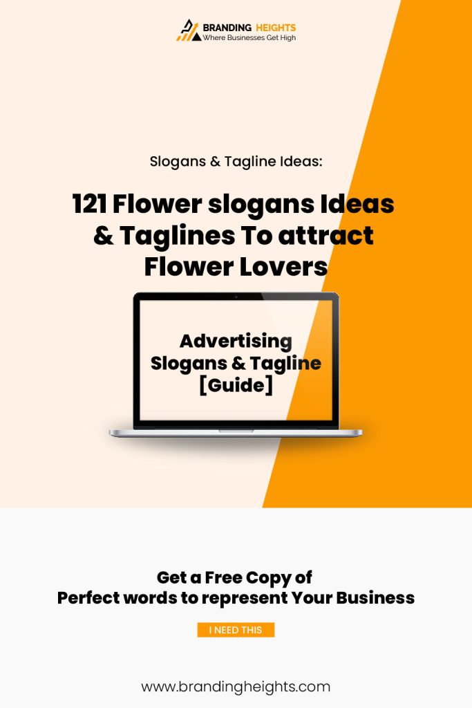 catchy slogans for flower shops