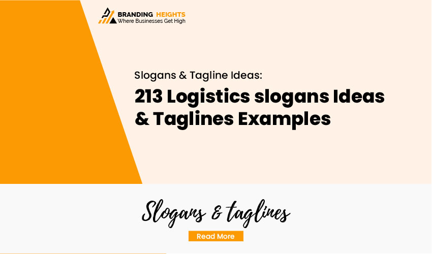 logistics advertising slogans