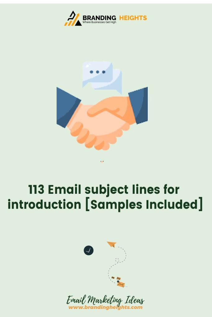 Best Email subject lines for introduction [Samples Included]