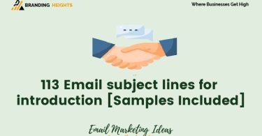 Email subject lines for introduction [Samples Included]