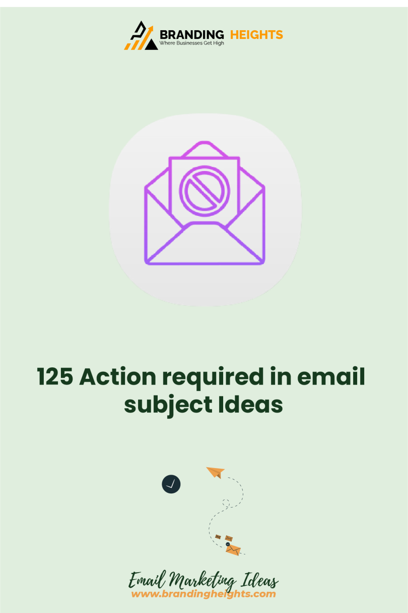 action needed email subject