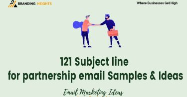 Subject line for partnership email Samples & Ideas