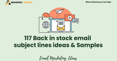 Back in stock email subject lines ideas & Samples