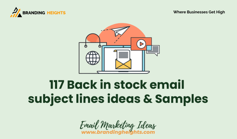 Back in stock email subject lines ideas & Samples