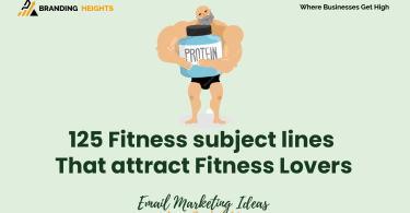 Fitness subject lines that attract fitness lovers