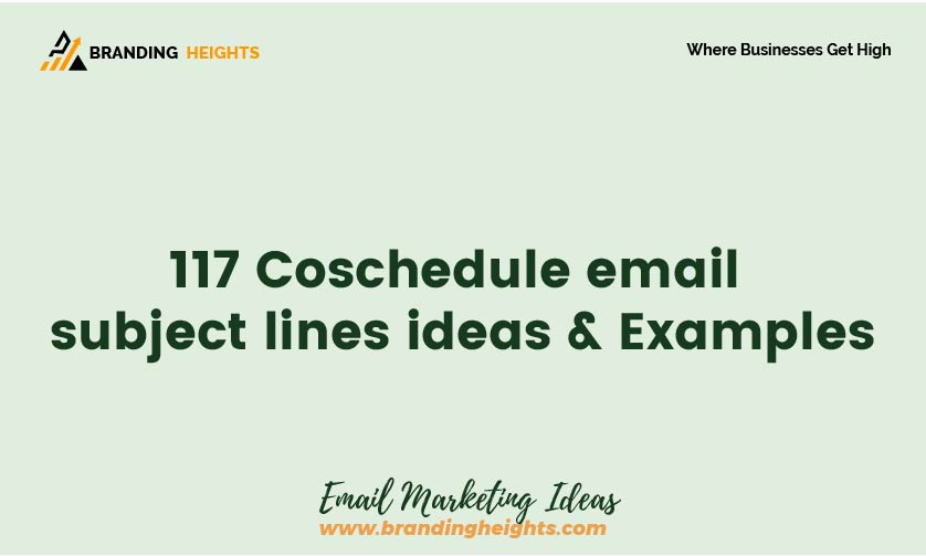 Best Coschedule email subject lines