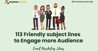 Friendly Engage more Audience subject lines