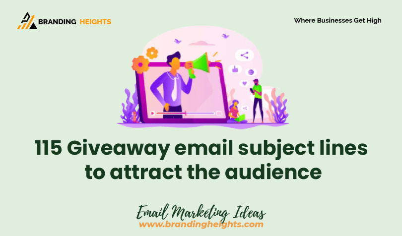Giveaway email subject lines to attract the audience