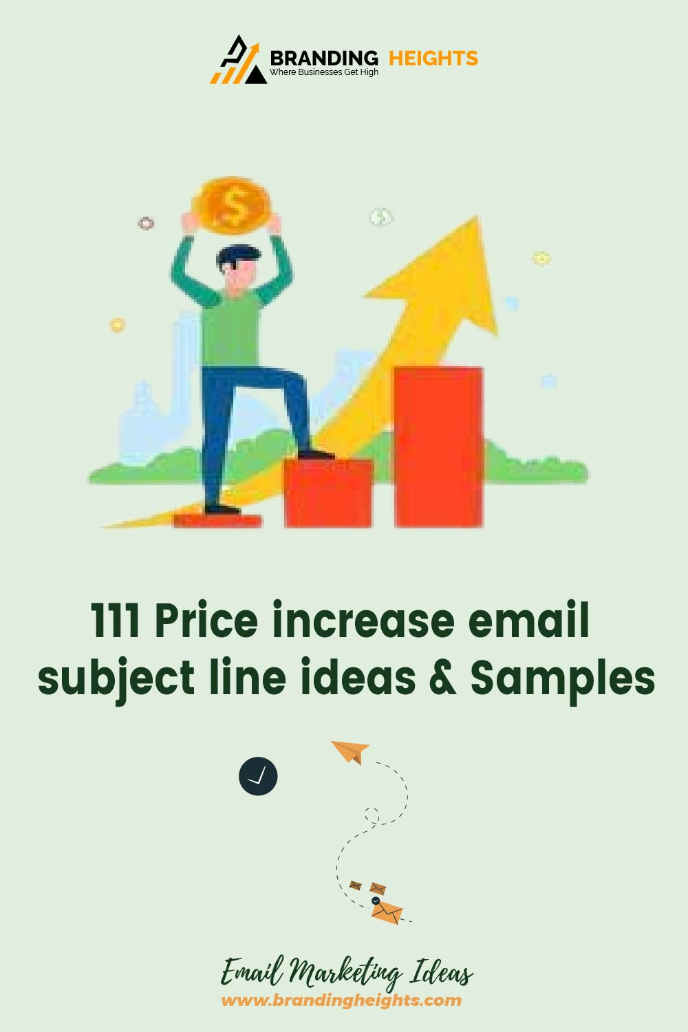 111 Price increase email subject line ideas & Samples - Branding Heights