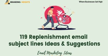 Replenishment email subject lines Ideas & Suggestions