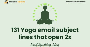 Yoga email subject lines