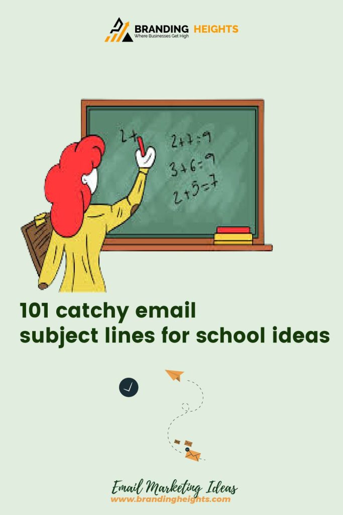 best Catchy Email subject lines for schools ideas