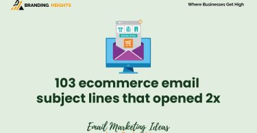 ecommerce email subject lines that opened