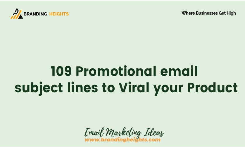 promo code email subject line