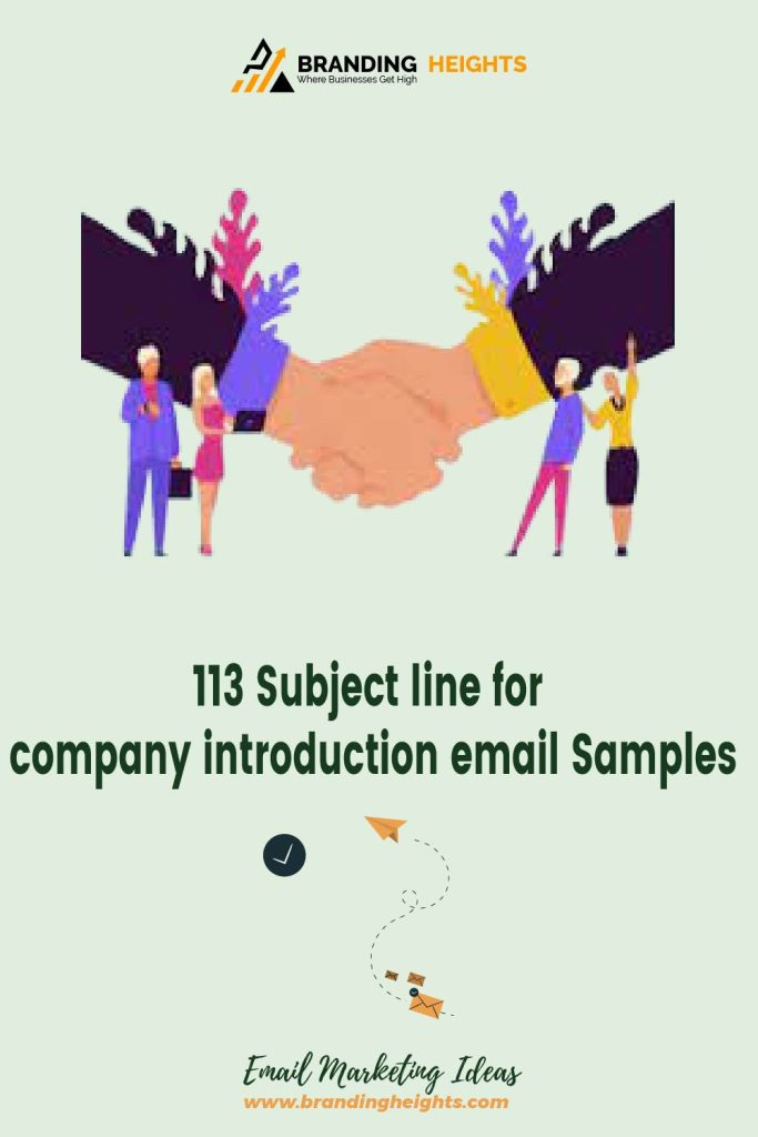 subject line for business introduction email