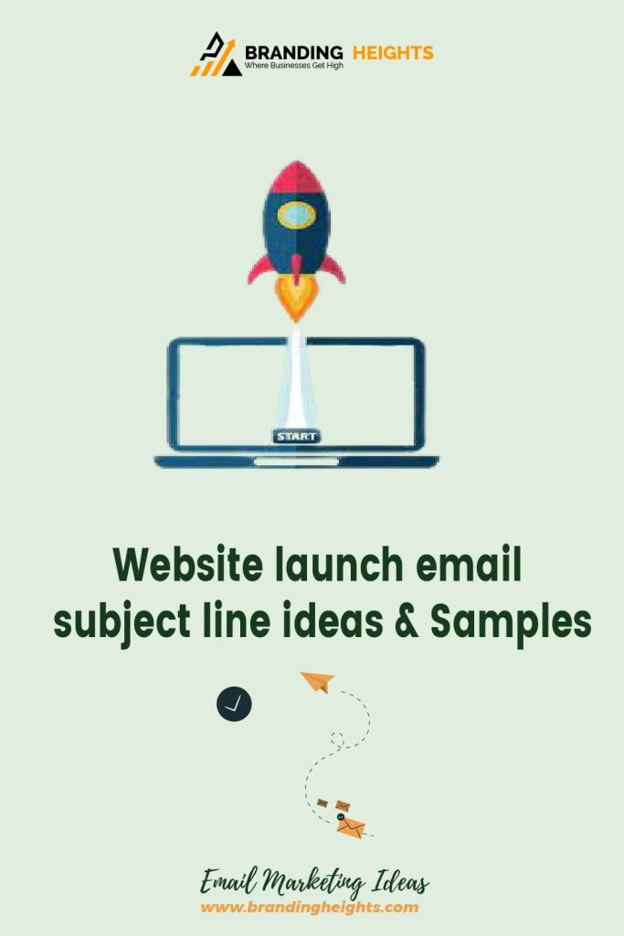website launch email subject line