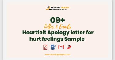 Apology letter for hurt feelings