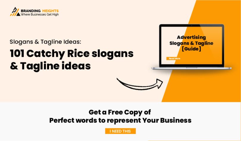 Catchy Rice slogans & Tagline ideas