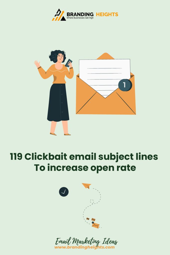 Clickbait subject lines For Sales