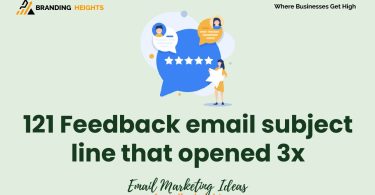 Feedback email subject line