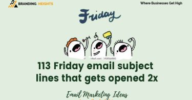 Friday email subject lines that gets opened 2x