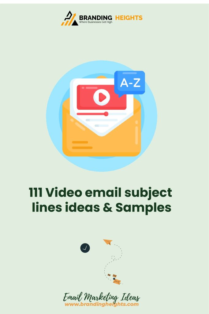 Keep it short and sweet video email subject lines.
