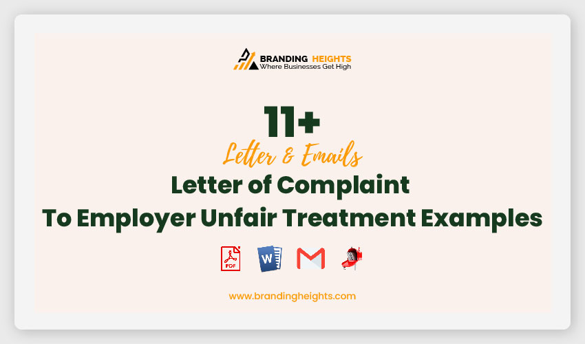 11-letter-of-complaint-to-employer-unfair-treatment-examples