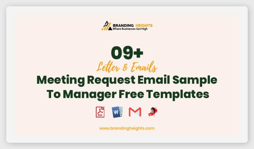 Meeting Request Email Sample To Ma