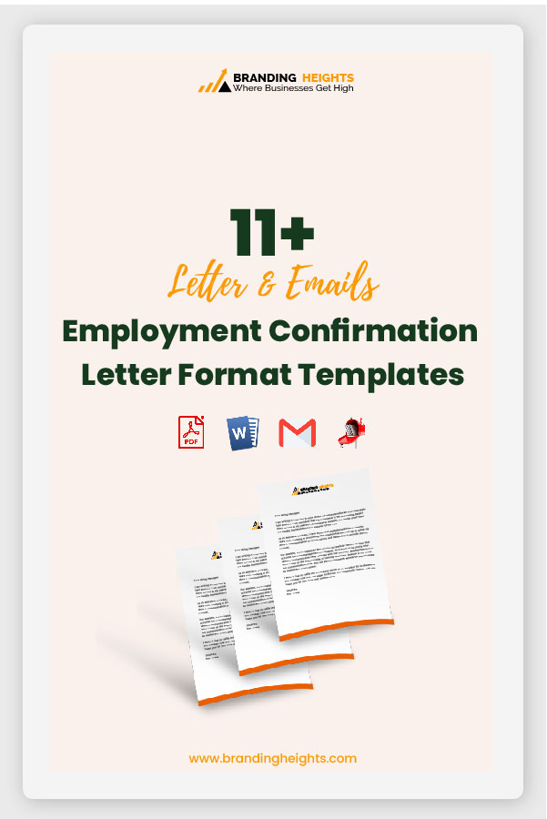 Proof of employment letter template