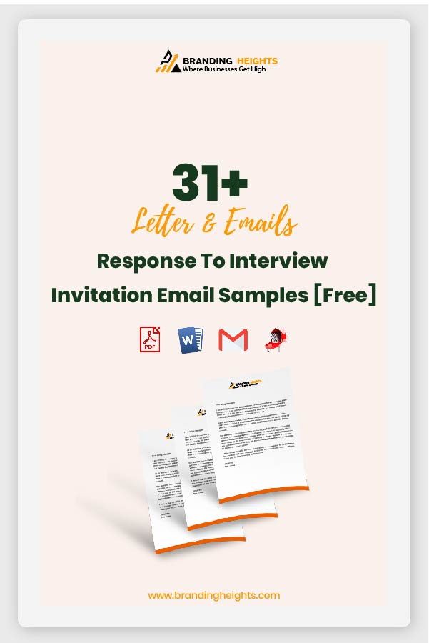 Reply to interview invitation email sample