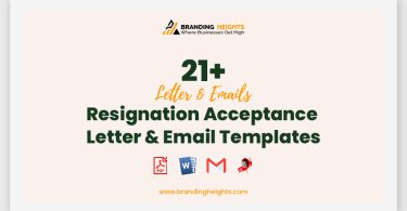 Resignation Acceptance Letter & Email Templates