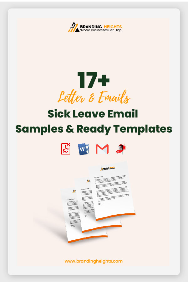 Simple sick leave mail to manager