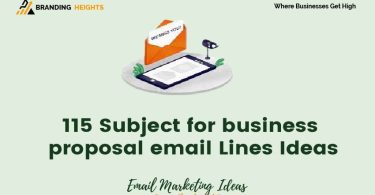 Subject for business proposal email Lines