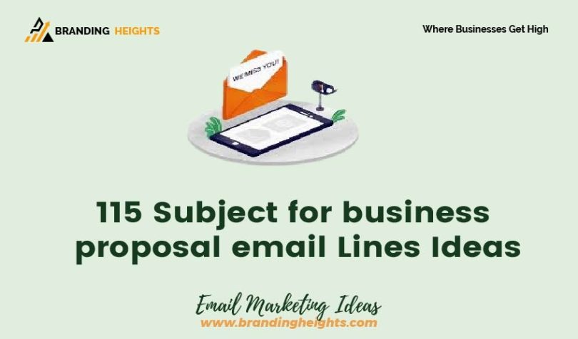 Subject for business proposal email Lines