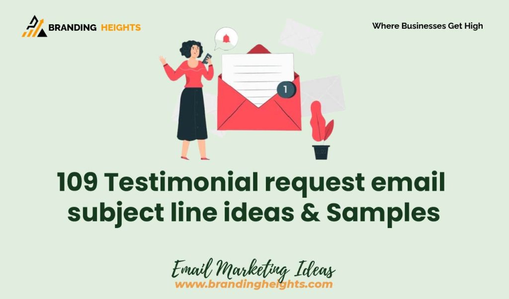 Testimonial request email subject lines