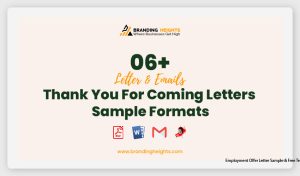 06+ Thank You For Coming Letters Sample Formats [Free]