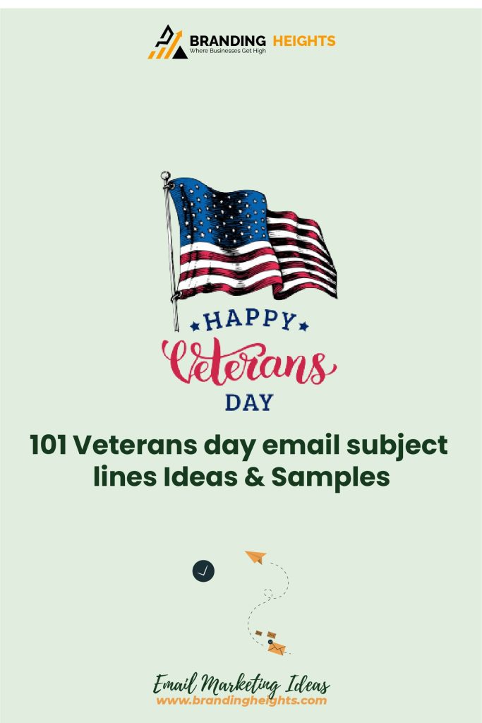 Veterans day email subject lines