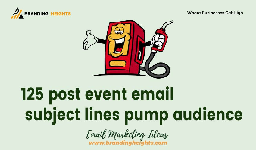 email subject line that Pump Audience