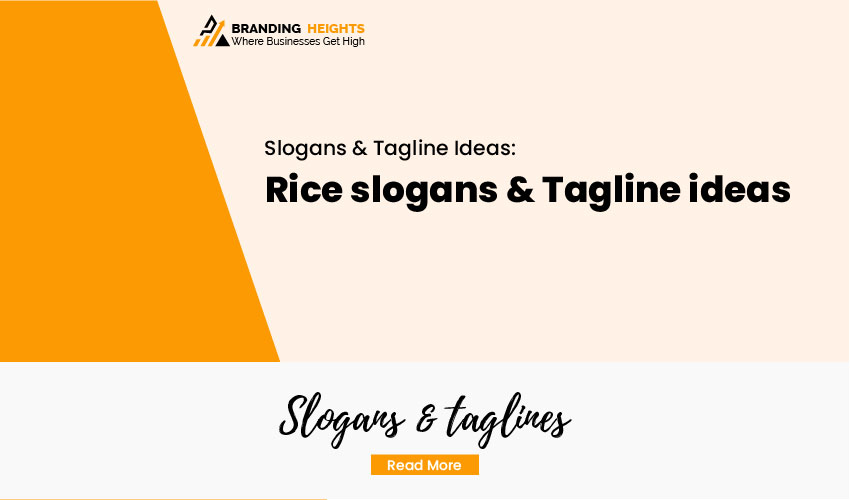 tagline for rice business
