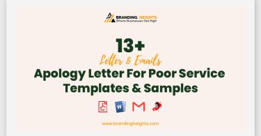 Apology Letter For Poor Service Templates & Samples
